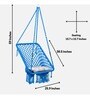 Pilani Fabric Swing in Blue Colour Pilani Fabric Swing in Blue Colour
