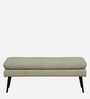 Pilar Boucle Fabric Bench In Lunar Grey Colour Pilar Boucle Fabric Bench In Lunar Grey Colour