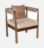 Pilaster Sheesham Wood 1 Seater Sofa in Natural Finish Pilaster Sheesham Wood 1 Seater Sofa in Natural Finish