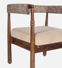 Pilaster Sheesham Wood 1 Seater Sofa in Natural Finish Pilaster Sheesham Wood 1 Seater Sofa in Natural Finish