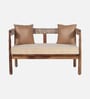 Pilaster Sheesham Wood 2 Seater Sofa in Natural Finish Pilaster Sheesham Wood 2 Seater Sofa in Natural Finish