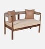 Pilaster Sheesham Wood 2 Seater Sofa in Natural Finish Pilaster Sheesham Wood 2 Seater Sofa in Natural Finish