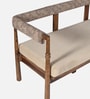 Pilaster Sheesham Wood 3 Seater Sofa in Natural Finish