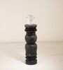 White Pillar Mango Wood Table Lamp