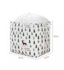 Pine Deer Cotton Linen 20 Ltrs Laundry Basket