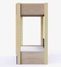 Pine Tree Bunk Bed in Oak Finish with Drawer Storage