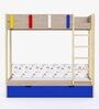 Pine Tree Bunk Bed in Oak Finish with Drawer Storage