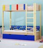 Pine Tree Bunk Bed in Oak Finish with Drawer Storage