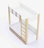 Pine Tree Bunk Bed in White Colour with Drawer Storage