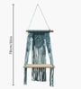 (1Pc) Green Cotton Macrame Hanging Shelf