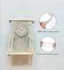 (1Pc) White Cotton Macrame Hanging Shelf