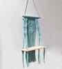 (1Pc) Green Cotton Macrame Hanging Shelf