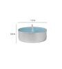Pineapple Aroma Light Blue Metal (Pack Of 50) Tea Light Candles