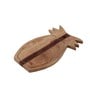 Reflections Natural Brown Wood Pineapple Appetizer Platter Cum Chopping Board