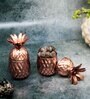 Reflections Copper Iron 3 Pcs Condiment Jar with Spoon & Tray