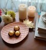 Pineapple Shape Pink Aluminium Pooja Thali