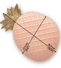 Pineapple Shape Pink Aluminium Pooja Thali