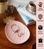 Pineapple Shape Pink Aluminium Pooja Thali