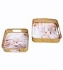 PInk & Gold Wavy Design Tray Set of 2