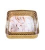PInk & Gold Wavy Design Tray Set of 2