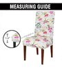 Multicolor Floral Polyester Blend 14x38 Inches Chair Covers (Set of 4)