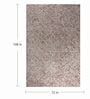 Pink & off White Abstract Wool 6 x 9 Feet Hand Tufted Carpet