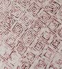 Pink & off White Abstract Wool 6 x 9 Feet Hand Tufted Carpet