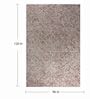 Pink & off White Abstract Wool 8 x 10 Feet Hand Tufted Carpet