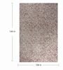 Pink & off White Abstract Wool 9 x 12 Feet Hand Tufted Carpet