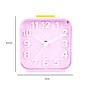 Pink Analog Alarm Clock