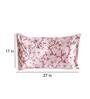Pink Floral 210TC Polyester Blend 17 x 27 Inches Pillow Covers (Set of 2)