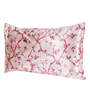 Pink Floral 210TC Polyester Blend 17 x 27 Inches Pillow Covers (Set of 2)