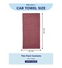 Pink 100% Cotton 340 Gsm Car Towel
