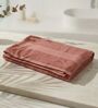 Pink 100% Cotton 380 Gsm Bath Towel
