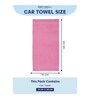 Pink 100% Cotton 380 Gsm Car Towel