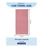 Pink 100% Cotton 380 Gsm Car Towel