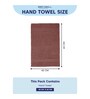 Pink 100% Cotton 380 Gsm Hand Towel 2 Pc