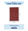 Pink 100% Cotton 380 Gsm Hand Towel 2 Pc