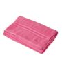 Pink 100% Cotton 400 Gsm Bath Towel