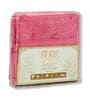 Pink 100% Cotton 400 Gsm Face Towel 4 Pc