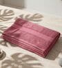 Pink 100% Cotton 525 Gsm Bath Towel
