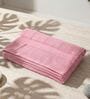 Pink 100% Cotton 525 Gsm Bath Towel