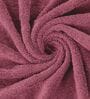 Pink 100% Cotton 525 Gsm Bath Towel