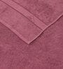 Pink 100% Cotton 525 Gsm Bath Towel