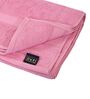 Pink 100% Cotton 525 Gsm Bath Towel