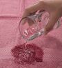 Pink 100% Cotton 525 Gsm Bath Towel