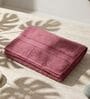 Pink 100% Cotton 525 Gsm Bath Towel