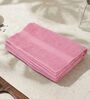 Pink 100% Cotton 525 Gsm Bath Towel