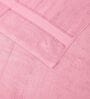 Pink 100% Cotton 525 Gsm Bath Towel
