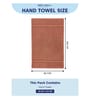 Pink 100% Cotton 525 Gsm Hand Towel